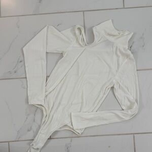 DL 1961 Ivory Long Sleeve Bodysuit